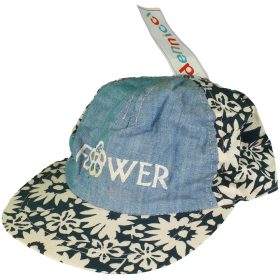 Virágos kék baseball sapka (6-10 év) lány