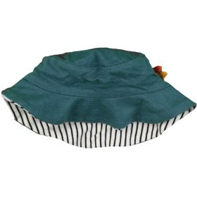 F&F Acélkék kalap (0-6 hó) baba