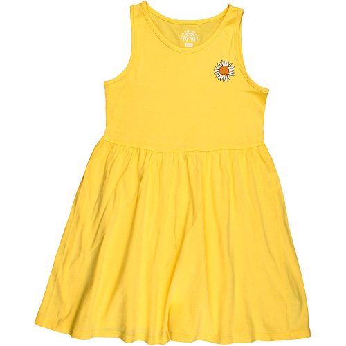 F&F Sárga ruha (128) kislány