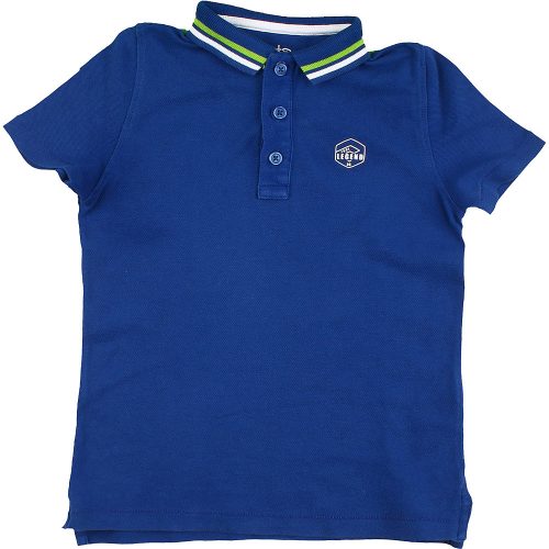 F&F Kék ingpóló (110) kisfiú