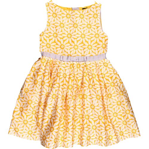 Marks&Spencer Virágos sárga ruha (86-92) kislány