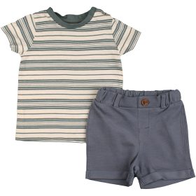 Csíkos-kék szett (68) baba