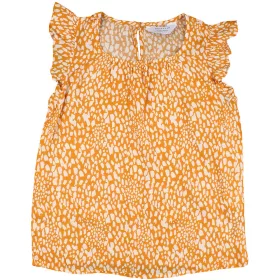 Primark Mintás mustár felső (122) kislány