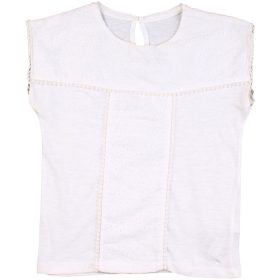 St Bernard Hímzett törtfehér felső (110) kislány