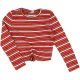 Matalan Csíkos felső (122) kislány