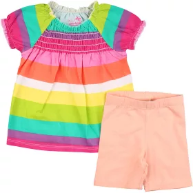 Csíkos-barack szett (68) baba