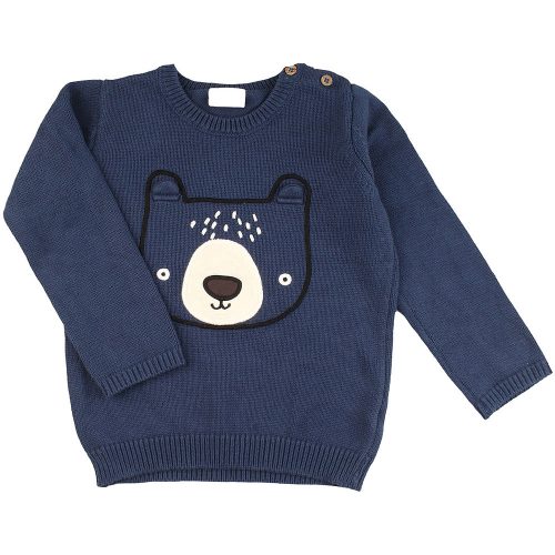 Next Macis kék pulóver (92) kisfiú