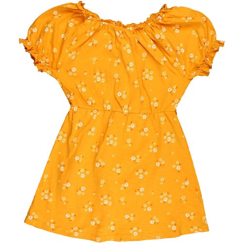 George Virágos sárga ruha (110) kislány