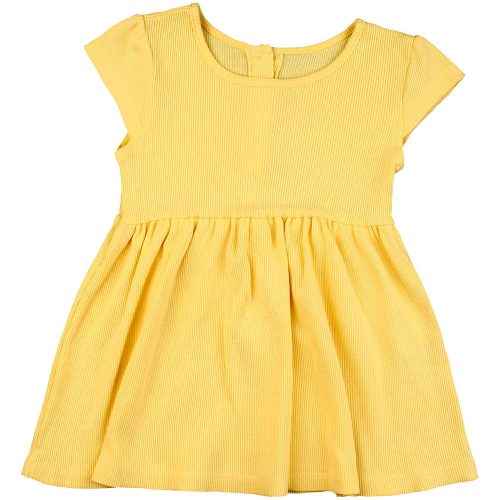 Matalan Bordázott sárga ruha (80) baba