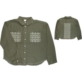 River Island Zöld farmerblúz (152) lány