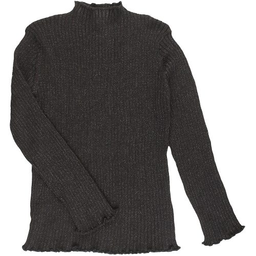 TU Fekete pulóver (134) lány