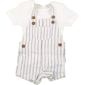 Csíkos-törtfehér szett (56) baba