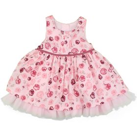Matalan Virágos rózsaszín ruha (62) baba
