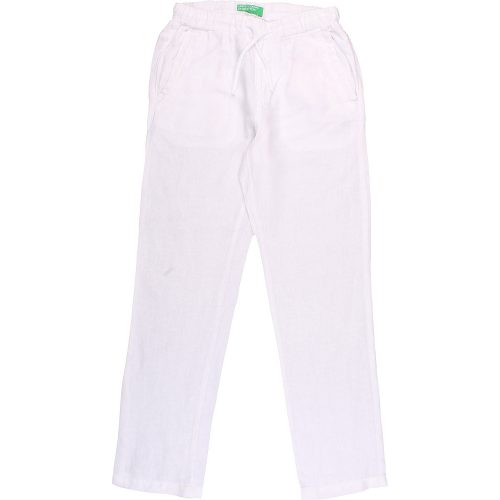 Benetton Fehér vászon nadrág (140) fiú