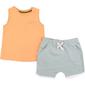 Narancs-zöld szett (68) baba