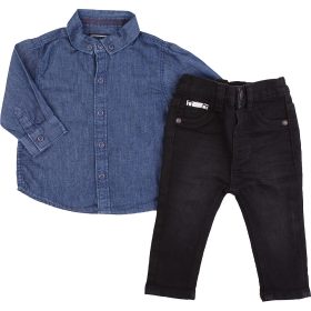 Kék-farmer szett (68) baba