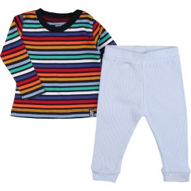 Csíkos-kék szett (68) baba