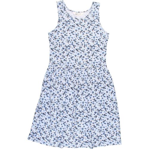H&M Kékvirágos ruha (158-164) tini lány