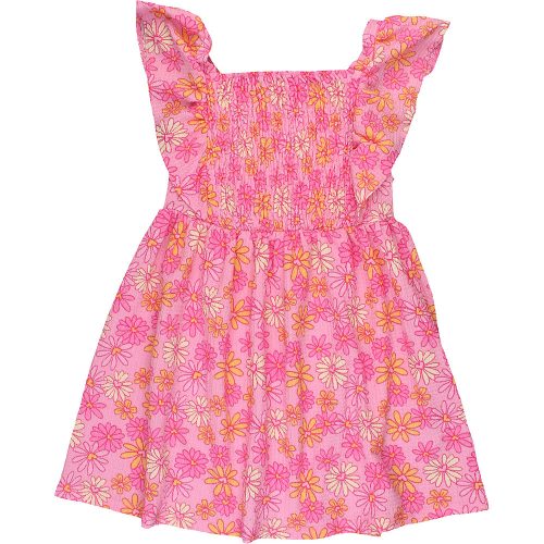Primark Virágos rózsaszín ruha (110) kislány