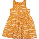 F&F Mintás mustár ruha (104) kislány