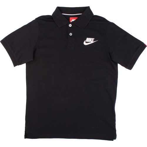 Nike Fekete ingpóló (152-158) kamasz fiú