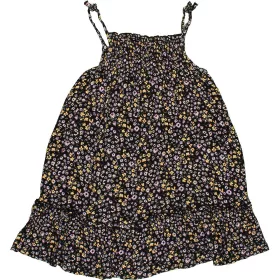 Primark Virágos fekete ruha (116) kislány