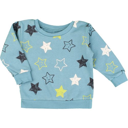 Csillagos kék pulóver (74) baba