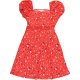 Primark Virágos piros ruha (146) lány