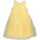 H&M Virágos sárga tüllruha (134) lány