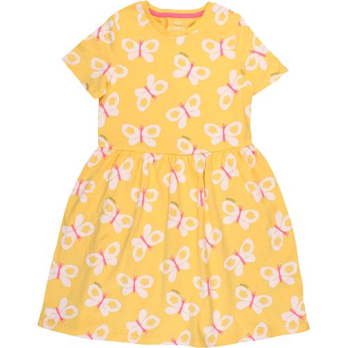 Marks&Spencer Pillangós sárga ruha (122) kislány