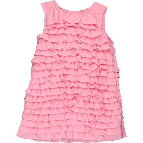 Fodros rózsaszín ruha (80) baba