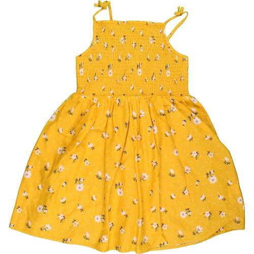 Primark Virágos sárga ruha (122) kislány