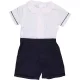 Matalan Fehér-kék playsuit (86) baba