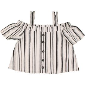 Primark Csíkos vászon felső (128) kislány