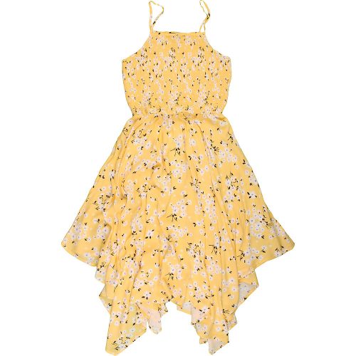 New Look Virágos sárga ruha (164) tini lány