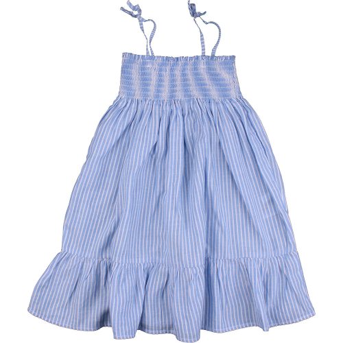 H&M Csíkos kék ruha (98) kislány
