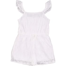 Primark Csipkés fehér playsuit (104) kislány