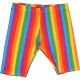 Csíkos rövid leggings (34) női