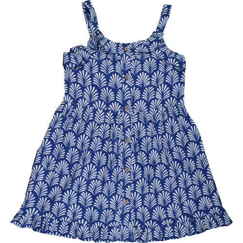 Next Mintás kék ruha (122) kislány