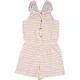 F&F Sárgacsíkos playsuit (110) kislány