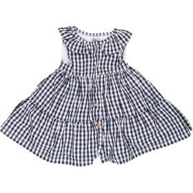 F&F Kékkockás ruha (74) baba