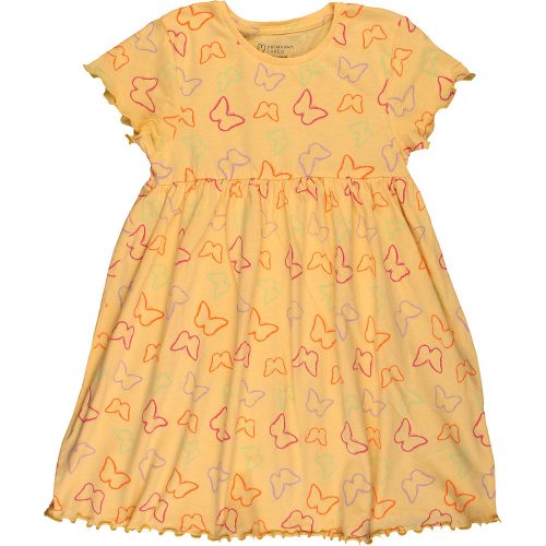 Primark Pillangós sárga ruha (116) kislány