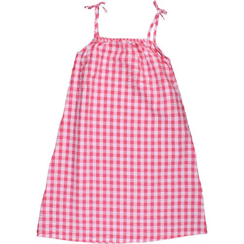 Nutmeg Rózsaszínkockás ruha (140) lány