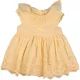 F&F Madeirás sárga ruha (62) baba