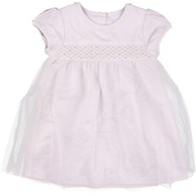 Csillogó-ezüst tüll ruha (86) baba