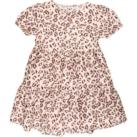 F&F Mintás bézs ruha (152) lány