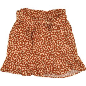 Virágos barna szoknya (XS)  női