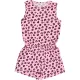 Mintás rózsaszín playsuit (146-152) lány