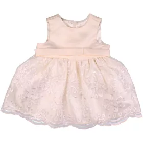 Hímzett bézs ruha (68) baba