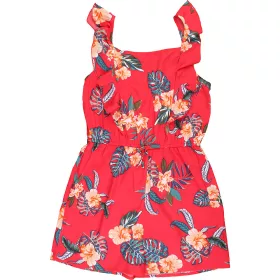 Primark Virágos piros playsuit (158) tini lány